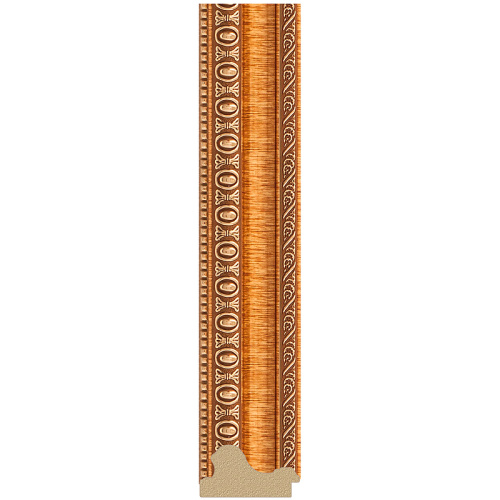 картинка Зеркало Evoform Definite 135х75 BY 3298 в багетной раме - Золотые бусы на бронзе 60 мм от магазина Сантехстрой