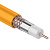 картинка Кабель коаксиальный RG-6U+Cu нг(А)-HF, Cu/Al/Cu,  64%,  75 Ом,  100 м, INDOOR,  оранжевый,  REXANT от магазина Сантехстрой