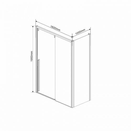 картинка Душевой уголок Vincea vsr-1l1016cl-1 от магазина Сантехстрой