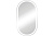 картинка Зеркало-шкаф Reflection Black led 450x800 RF2003BL от магазина Сантехстрой