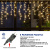 картинка Электрическая гирлянда-занавес Winter Glade Теплый белый свет 360 ламп от магазина Сантехстрой