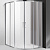 картинка Душевой уголок Cezares Molveno R-22 120х120 MOLVENO-R-22-90+30-P-Cr профиль Хром стекло рифленое от магазина Сантехстрой