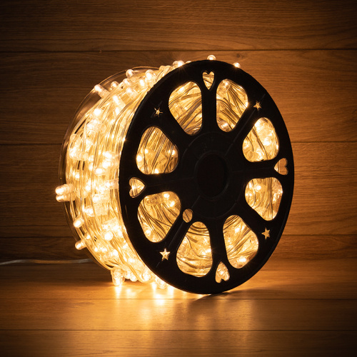 картинка Гирлянда LED Клип-лайт 12 V, прозрачный ПВХ, 150 мм, цвет диодов теплый белый от магазина Сантехстрой