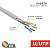 картинка Кабель витая пара U/UTP,  CAT 5e,  ZH нг(А)-HF,  4PR,  24AWG, INDOOR, SOLID,  серый,  305 м,  REXANT LIGHT от магазина Сантехстрой