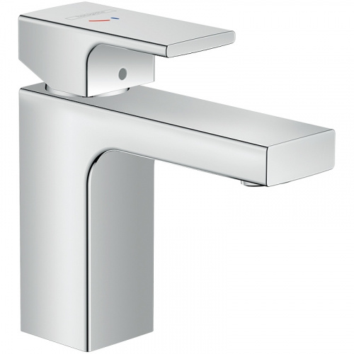 картинка Смеситель для раковины Hansgrohe Vernis Shape со сливным гарнитуром, керамический картридж, хром (71594000) от магазина Сантехстрой