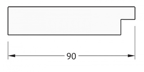 картинка Зеркало Evoform Definite Floor 201х81 BY 6007 в багетной раме - Золотые дюны 90 мм от магазина Сантехстрой