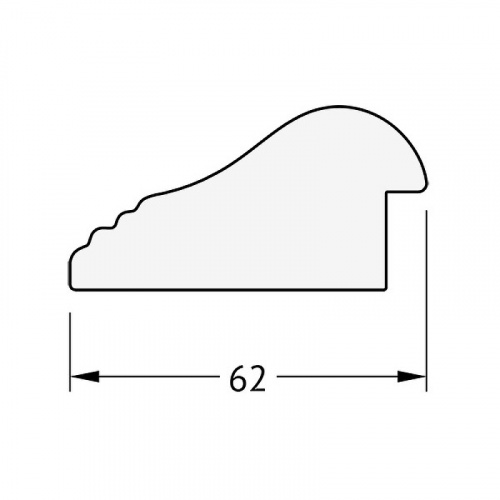 картинка Зеркало Evoform Exclusive 101х71 BY 1194 с фацетом в багетной раме - Палисандр 62 мм от магазина Сантехстрой