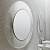 картинка Laufen Kartell Зеркало круглое d=780мм, настенное, со скрытой подсветкой LED, цвет: прозрачный кристал от магазина Сантехстрой