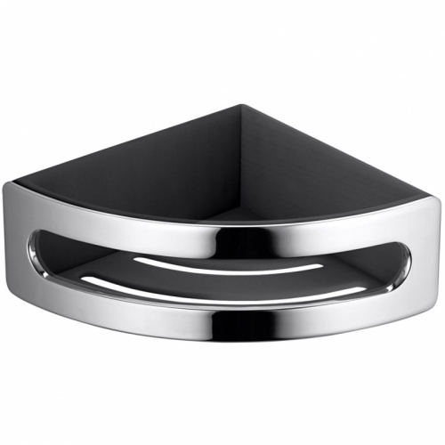 картинка Полка корзина Keuco Elegance New 11657 010001 угловая Хром Антрацит от магазина Сантехстрой