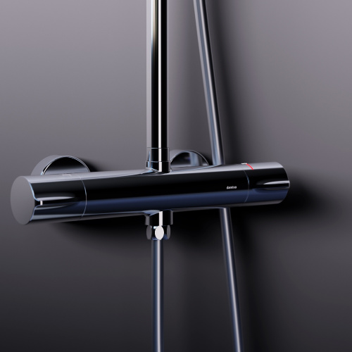 картинка 936800000 Scandinavian Pure душевая система с душевым ТМС смесителем, хром от магазина Сантехстрой