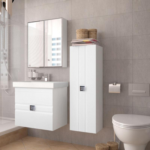 картинка Зеркальный шкаф Style Line лс-00000351 Белый от магазина Сантехстрой