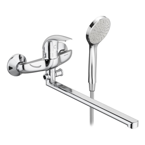 фото 319500001_xxx eclipse, смеситель для ванны и душа с универсальным изливом и душевым комплектом, хром