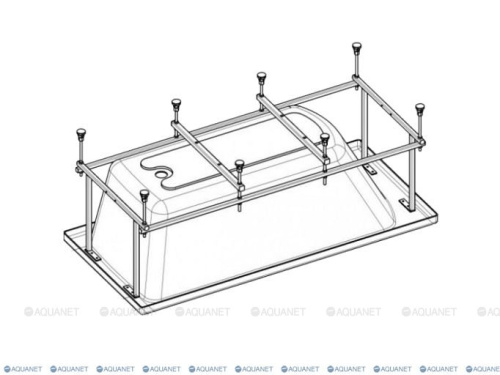 картинка Монтажный набор для ванны Roca BeCool 170x80 ZRU9302853 от магазина Сантехстрой