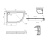 картинка W83T-302L120W Like 120  Поддон для душ. ограждения, левосторонний, 120x80, белый акрил от магазина Сантехстрой
