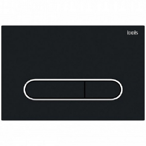 картинка Клавиша смыва IDDIS Unifix универсальная матовый черный 071 (UNI71MBi77) от магазина Сантехстрой