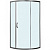 картинка W53G-315-090MG64 BLISS L Solo Slide Стекла для душ.уголок 90x90,профиль матовый хром,стекло тониров. от магазина Сантехстрой