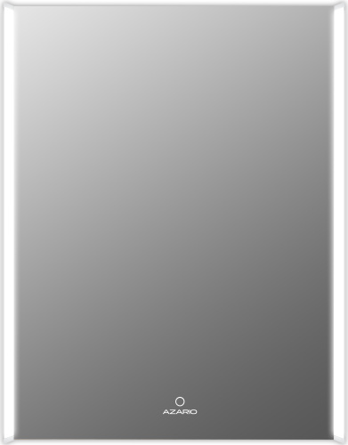 картинка Зеркало AZARIO 600х800 в алюминиевом корпусе, подсветка, сенсорный выключатель с функцией диммера (AZ-Z-070CS) от магазина Сантехстрой