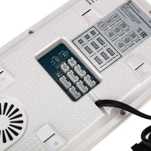 картинка Цветной монитор видеодомофона 7" формата AHD(1080P),  с детектором движения,  функцией фото- и видеозаписи.  Цвет белый (модель AC-434) от магазина Сантехстрой
