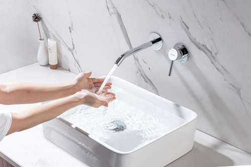 картинка Смеситель для раковины Allen Brau Priority 5.31A03-00 (с внутренней частью) хром от магазина Сантехстрой