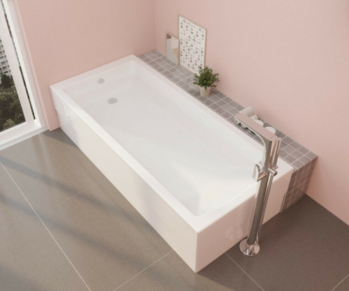 картинка Акриловая ванна Vitra Neon 180x80 55840001000 без гидромассажа от магазина Сантехстрой
