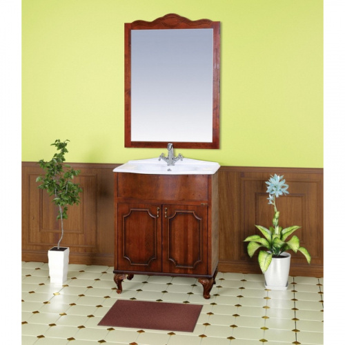 картинка Зеркало Misty Ostin 60 со светильником массив от магазина Сантехстрой