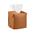 картинка ADJ Салфетница Kleenex, 12x12xH12 см., цвет: коньяк/бордо от магазина Сантехстрой