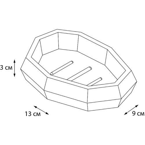 картинка Мыльница Fixsen Flat FX-290-4 Белая от магазина Сантехстрой