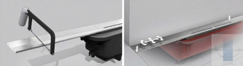 картинка TECE Профиль для душа TECEdrainprofile, 1000 мм, PVD Brushed Black Chrome от магазина Сантехстрой