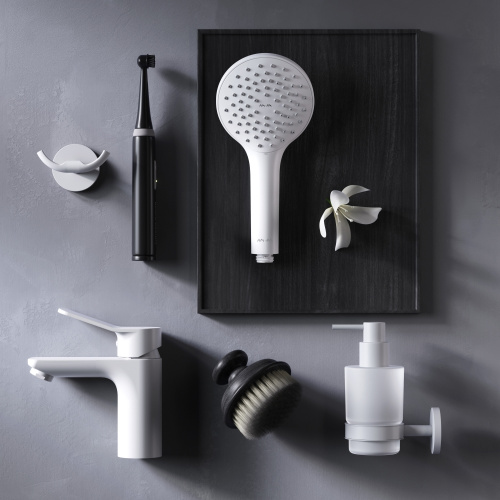 картинка F85A02133 X-Joy, смеситель для умывальника, белый, шт. от магазина Сантехстрой