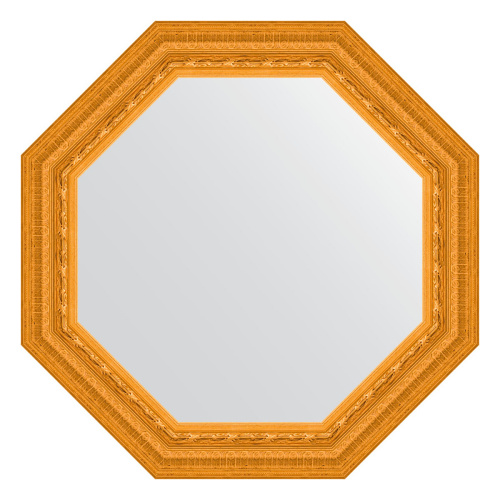 картинка Зеркало Evoform Octagon BY 3764 65x65 сусальное золото от магазина Сантехстрой