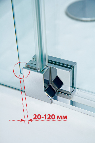 картинка Душевой уголок CEZARES SLIDER-AH-2-70/80-90/100-C-Cr от магазина Сантехстрой