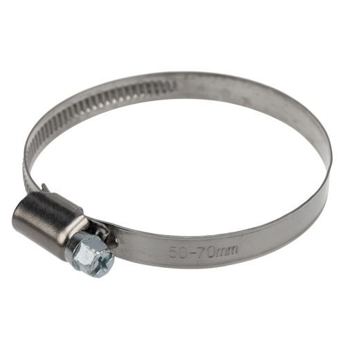 картинка Хомут червячный 50-70-0,7 мм,  (упак.  25 шт) REXANT от магазина Сантехстрой