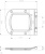 картинка Сиденье для унитаза Ravak Classic Slim X01673 Белое с Микролифтом от магазина Сантехстрой