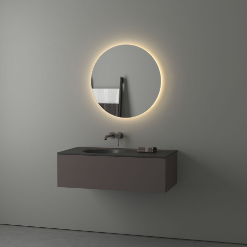 картинка Зеркало настенное с LED-подсветкой Ledshine EVOFORM 70х70 см, BY 2554 от магазина Сантехстрой