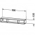 картинка Полка Duravit L-cube LC120002222 белая магазин Сантехстрой являющийся официальным дистрибьютором в России картинка Полка Duravit L-cube LC120002222 белая от магазина Сантехстрой
