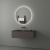 картинка Зеркало настенное с LED-подсветкой, сенсорный выключатель, Ledshine EVOFORM 80х80 см, BY 2645 от магазина Сантехстрой