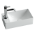 картинка CN5008 Умывальник подвесной/накладной прямоугольный (отв под смеситель L) Element 375*215*100мм от магазина Сантехстрой