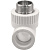 картинка Тройник THERMOLIGHT комбинированный PP-R НР 25х3/4х25 белый (10/80) от магазина Сантехстрой