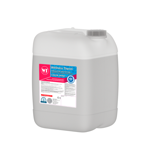 картинка Концентрат Wellness Therm COLOR SHINE для очистки ватерлинии и чаши бассейна 10 л. от магазина Сантехстрой