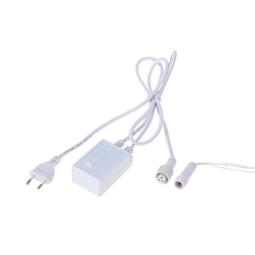 картинка Гирлянда Сеть 2х2х1.5 м,  свечение с динамикой,  прозрачный ПВХ,  136 LED,  230 В,  цвет свечения белый от магазина Сантехстрой