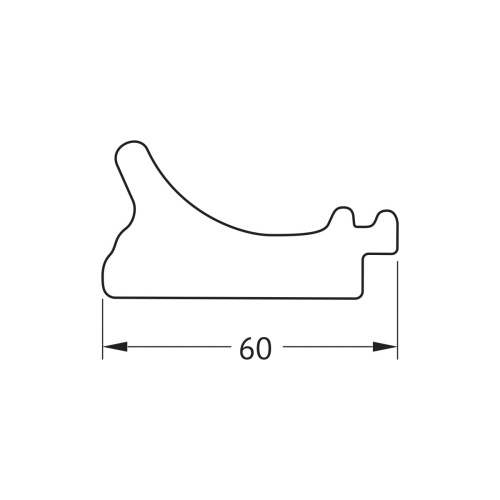 картинка Зеркало Evoform Definite BY 7618 64x64 белый с серебром от магазина Сантехстрой