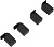 картинка 8.21008.BBA INFINITY Крепежный набор для полотенцесушителя, черный браш (275627) от магазина Сантехстрой