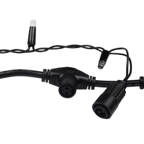 картинка Гирлянда Светодиодный Дождь 2х1,5м,  эффект мерцания,  черный провод,  230 В,  диоды БЕЛЫЕ от магазина Сантехстрой