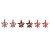 картинка Деревянные прищепки Звездочки 16x4,5x1,3 cм,  розовые,  6 шт,  NEON-NIGHT от магазина Сантехстрой