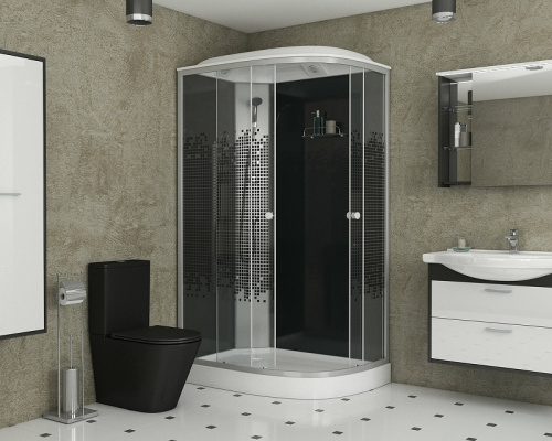 картинка Душевая кабина Niagara Eco 120x80 L NG-4512-14L без гидромассажа от магазина Сантехстрой