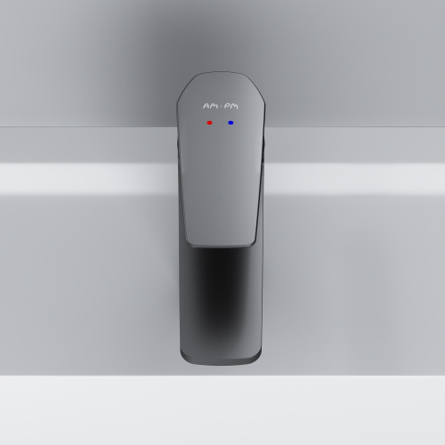 картинка F90A02122 Gem, смеситель для умывальника излива 99 мм, черный, шт. от магазина Сантехстрой