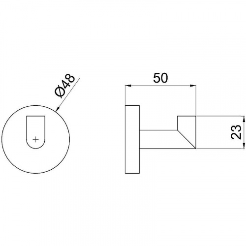 картинка Крючок Allen Brau Priority 6.31001-31 Черный матовый от магазина Сантехстрой