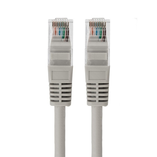 картинка Шнур коммутационный,  патч-корд U/UTP RJ45-RJ45, CAT 5e,  ZH нг(А)-HF,  серый,  0,5м REXANT от магазина Сантехстрой