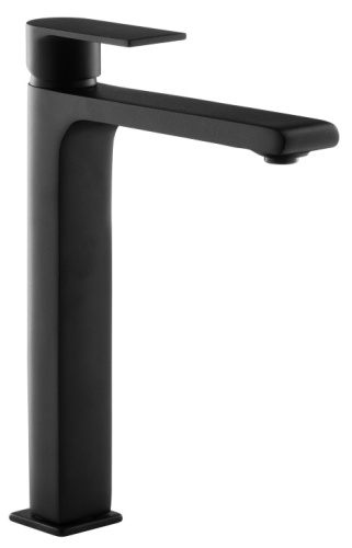 картинка Смеситель для раковины - чаши Azario DELANO высокий, черный (AZ-158445524) от магазина Сантехстрой