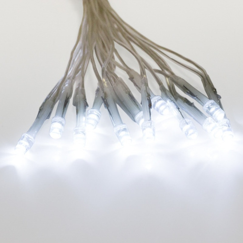 картинка Гирлянда Сеть 1,5х1,5 м,  прозрачный ПВХ,  96 LED белый от магазина Сантехстрой